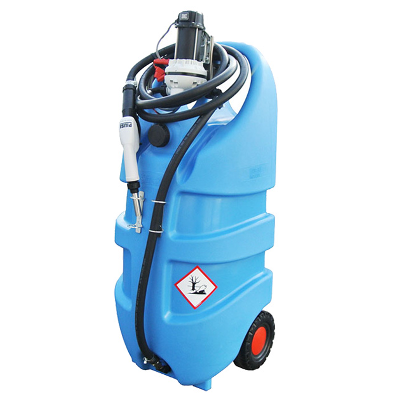 55 liter trolley voor AdBlue® met 12 Volt AdBluepomp en automatisch vulpistool