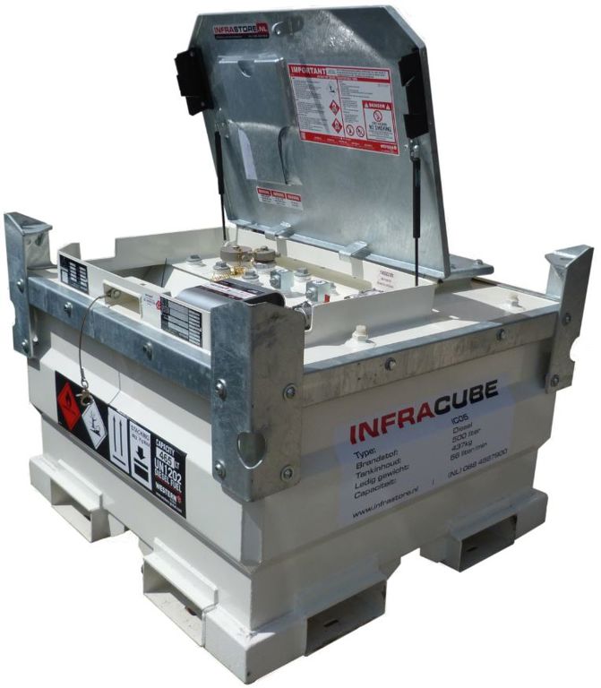 Offshore stalen Dieseltank 500 liter | Infrastore