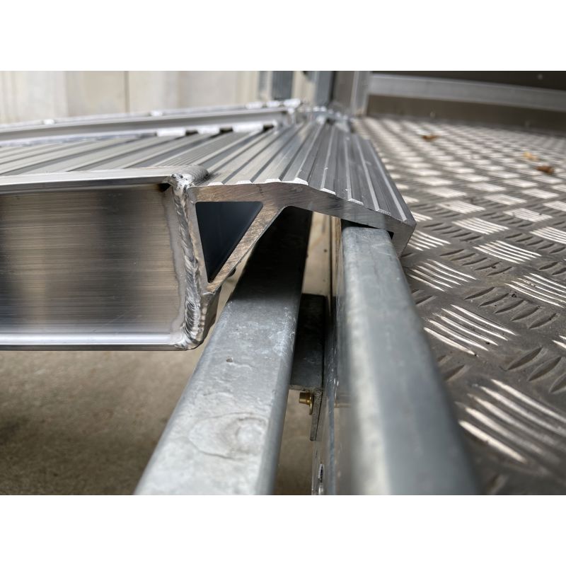 Aluminium Verladeschienen: Länge 2,5 Meter, Breite 48cm, Nutzlast 5500kg pro Satz