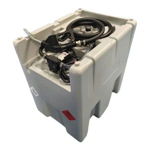 Infracube® 300 liter Dieseltank met 230 Volt pompsysteem, inhoudsmeter en automatisch vulpistool