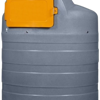 Doppelwandige 2500 Litern Lagertank für Diesel mit 230 Volt Pumpe mit Filter und Literzähler mit Teca Zeichen