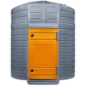 Doppelwandige 7500 Litern Lagertank für Diesel mit 230 Volt Pumpe mit Filter und Literzähler mit Teca Zeichen