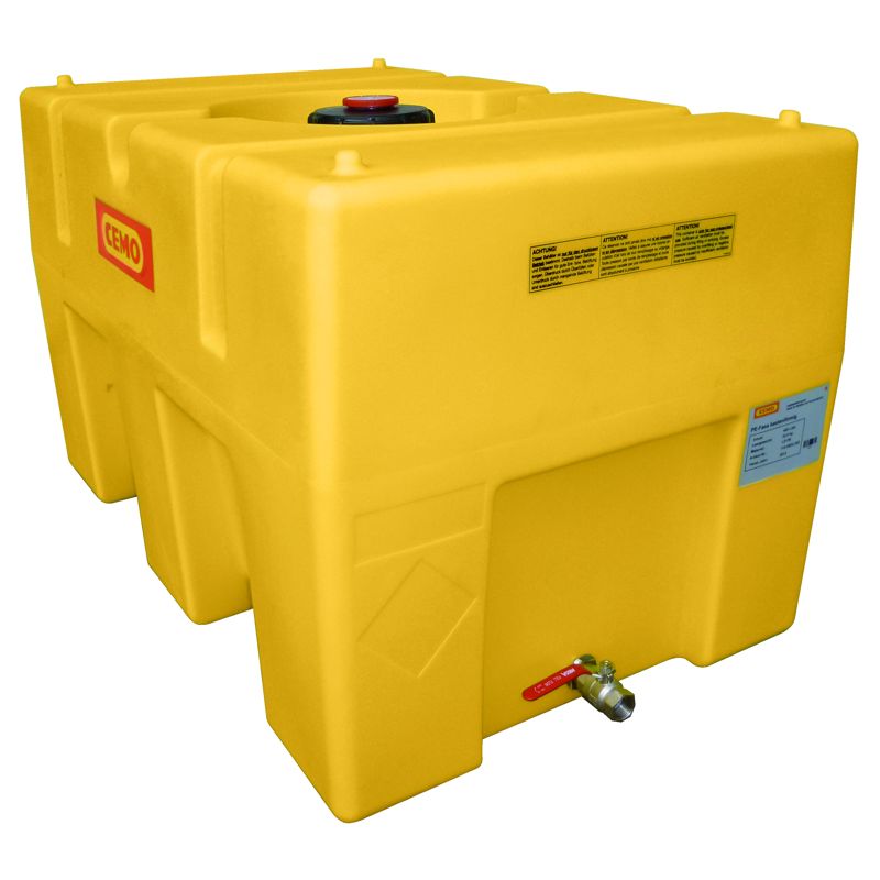 Stapelbare rotatiegegoten Polyethyleen watertank met een inhoud van 450 liter