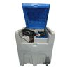 Combitank 800 liter Diesel en 50 liter reservoir voor Adblue® met 12 Volt Dieselpomp en 12 Volt pomp voor Adblue® met beschermkap